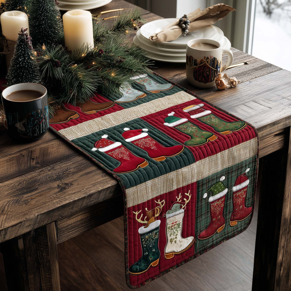 Holly Boots Table Runner