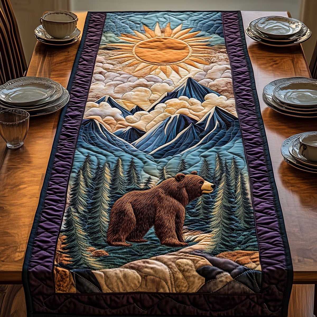 Mountain Sentinel Table Runner