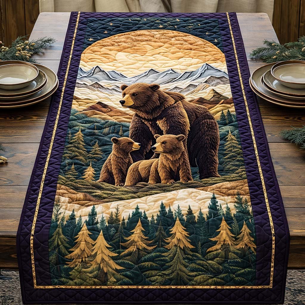 Woodland Family Table Runner