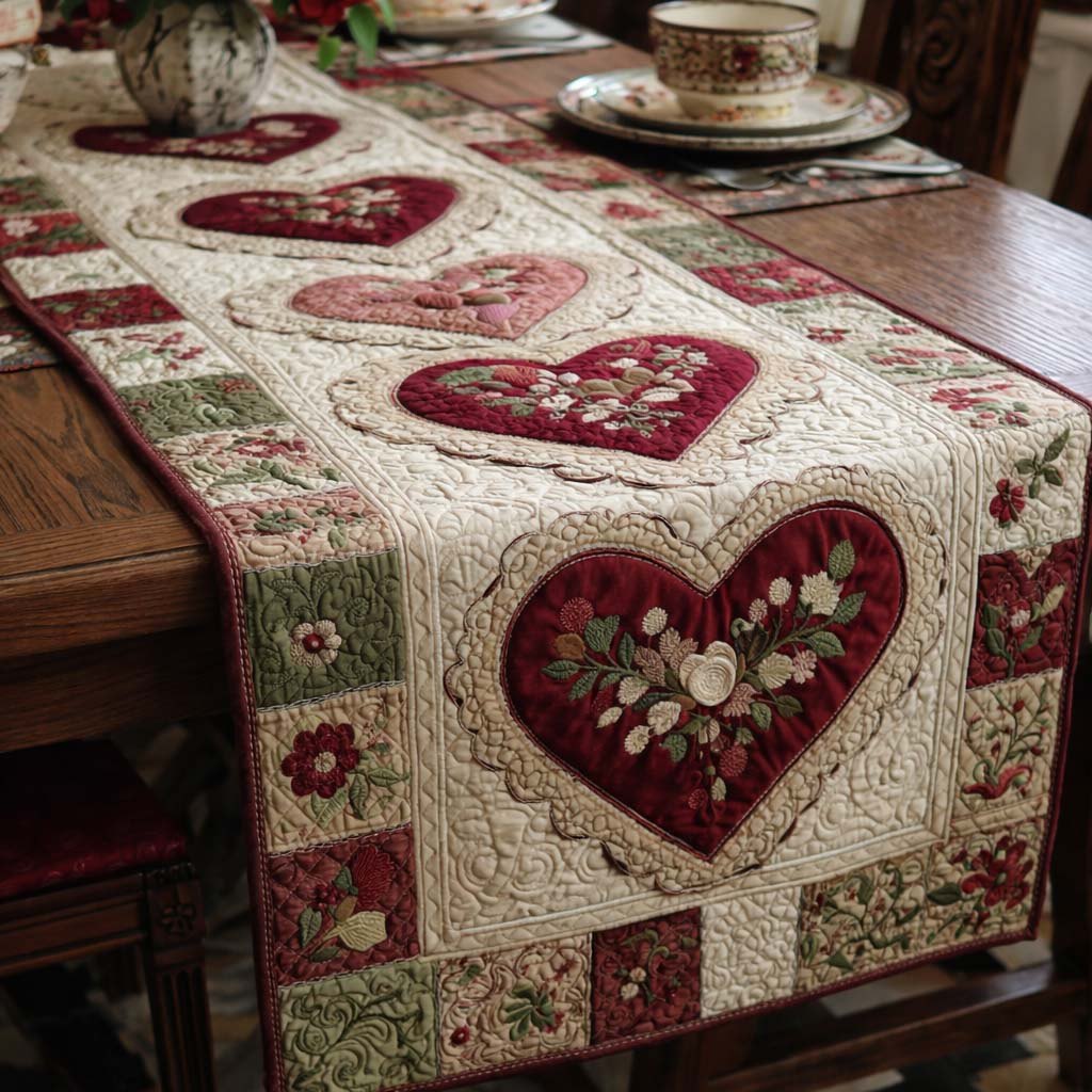 Vintage Love Table Runner