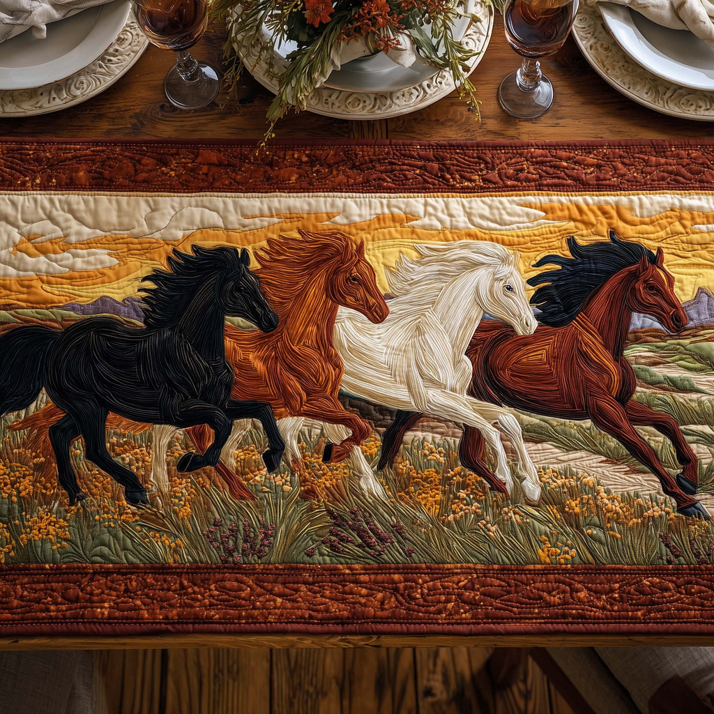 Sunset Stampede Table Runner