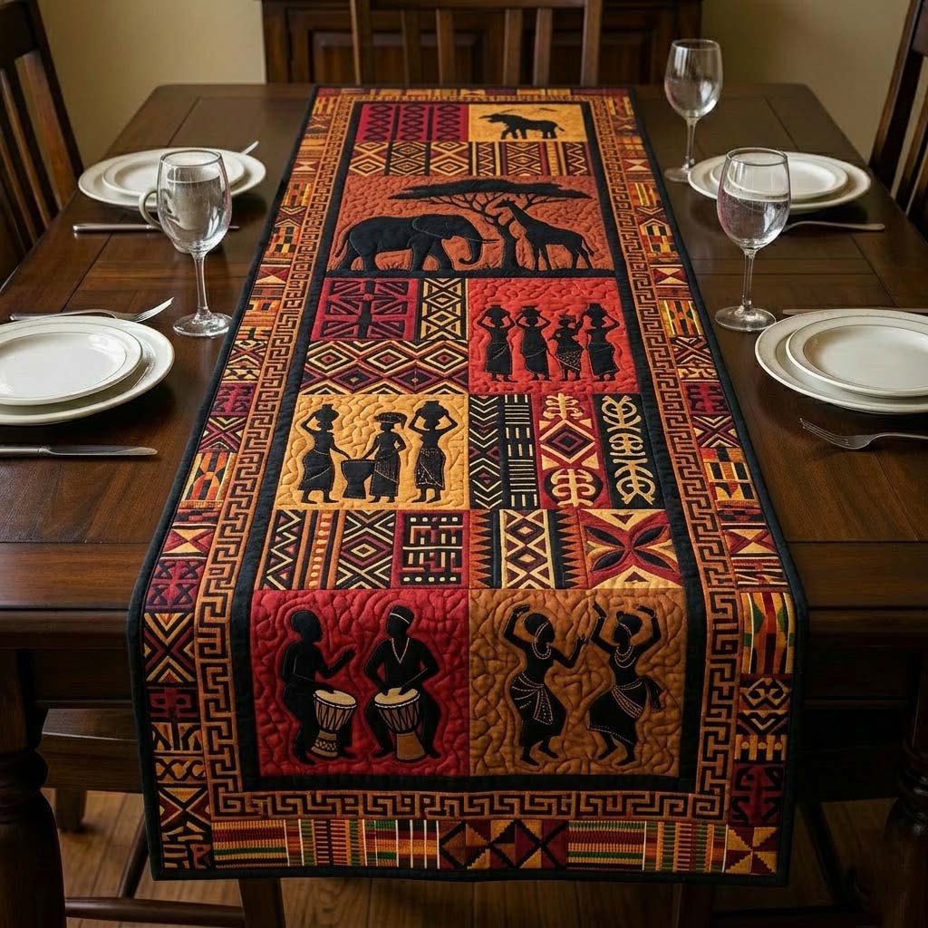 Tribal Harmony Table Runner