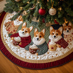Hot Cocoa Christmas Tree Skirt
