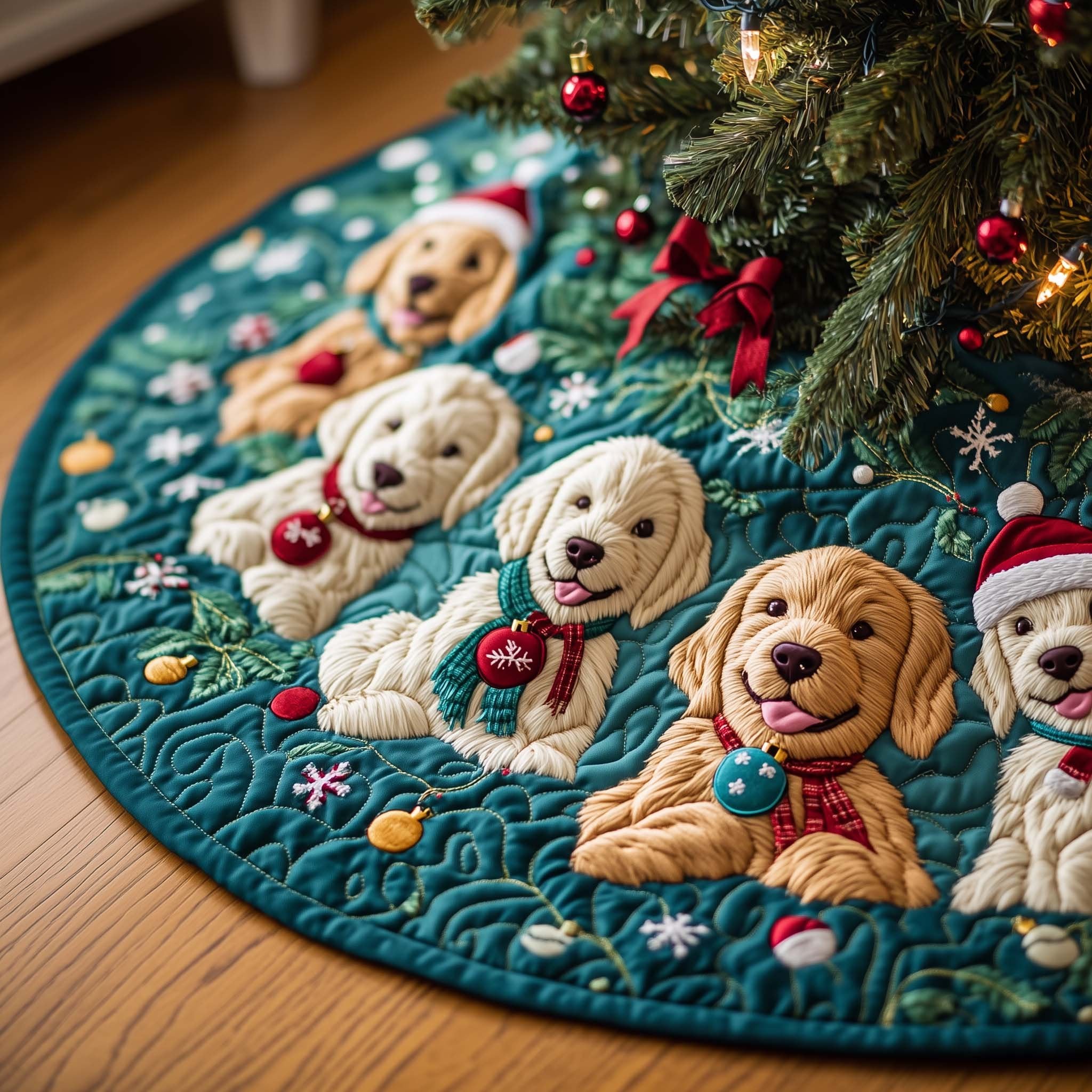 Snowball Squad Christmas Tree Skirt