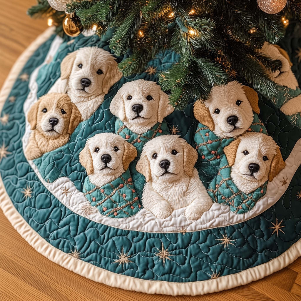 Wrapped in Warmth Christmas Tree Skirt