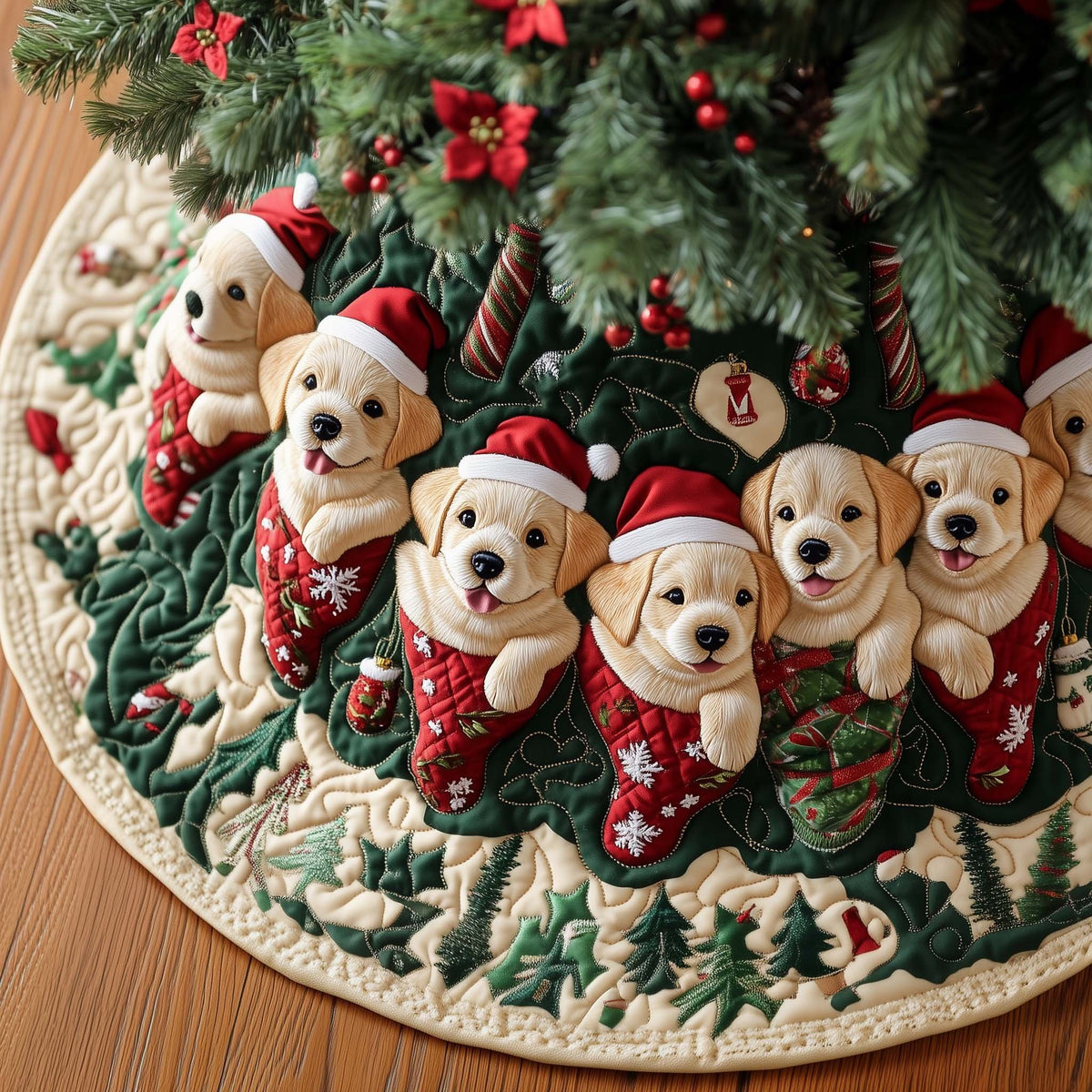 Surprise Christmas Tree Skirt
