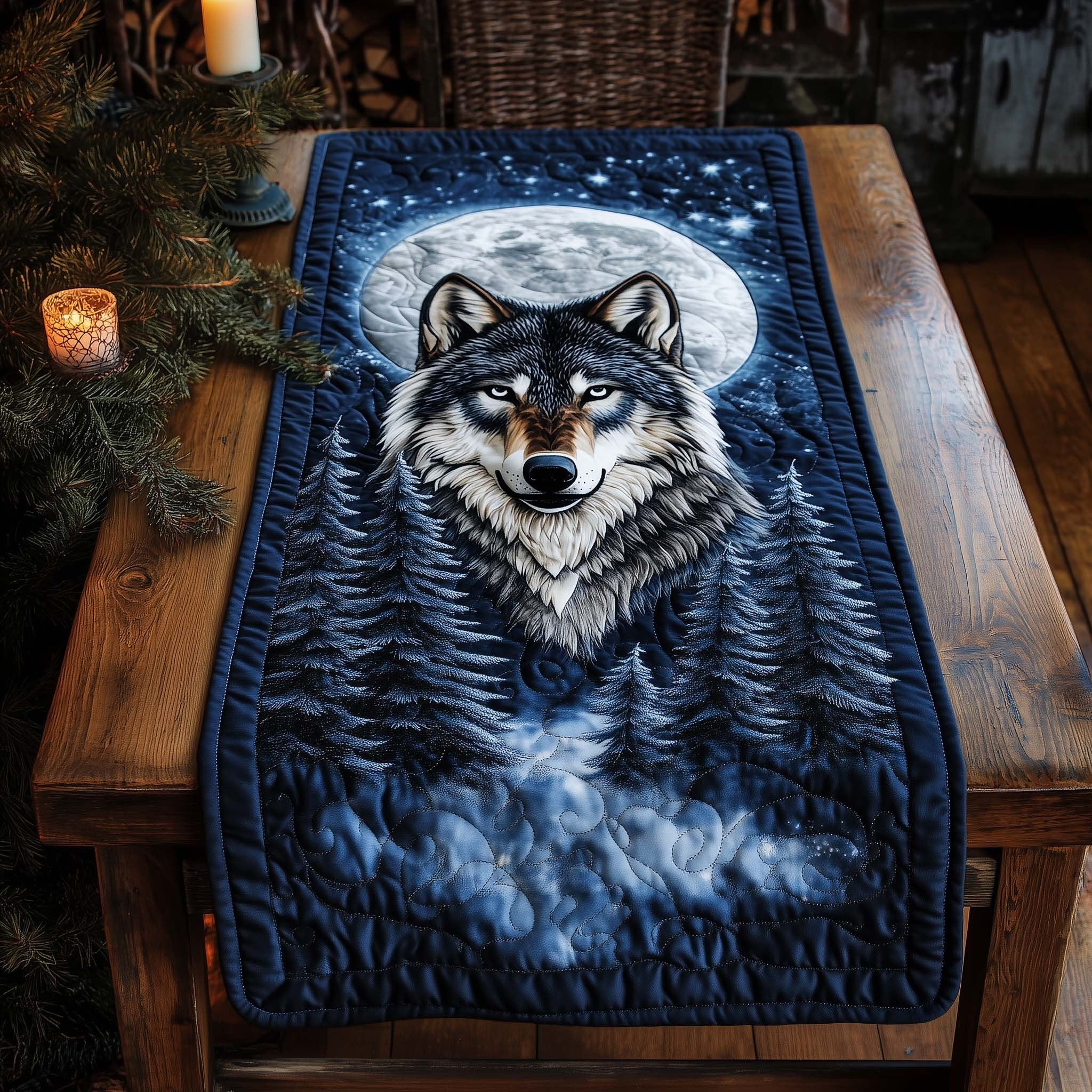 Wolf Pride Table Runner