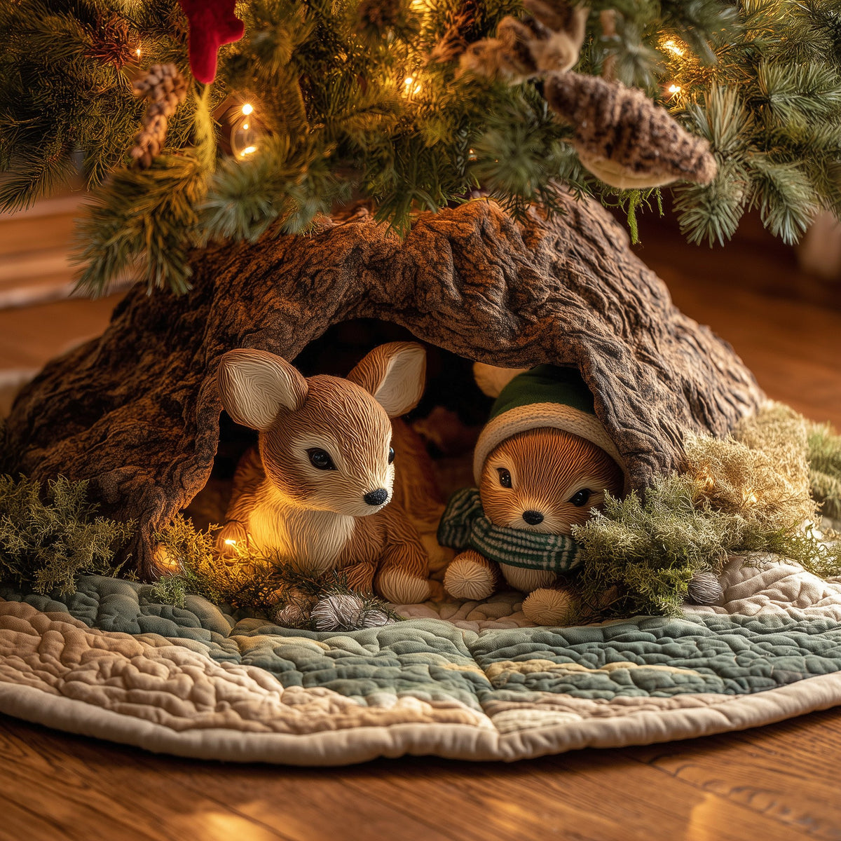 Woodland Friends Christmas Tree Skirt