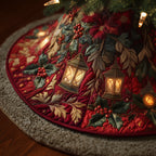 Holly Glow Christmas Tree Skirt