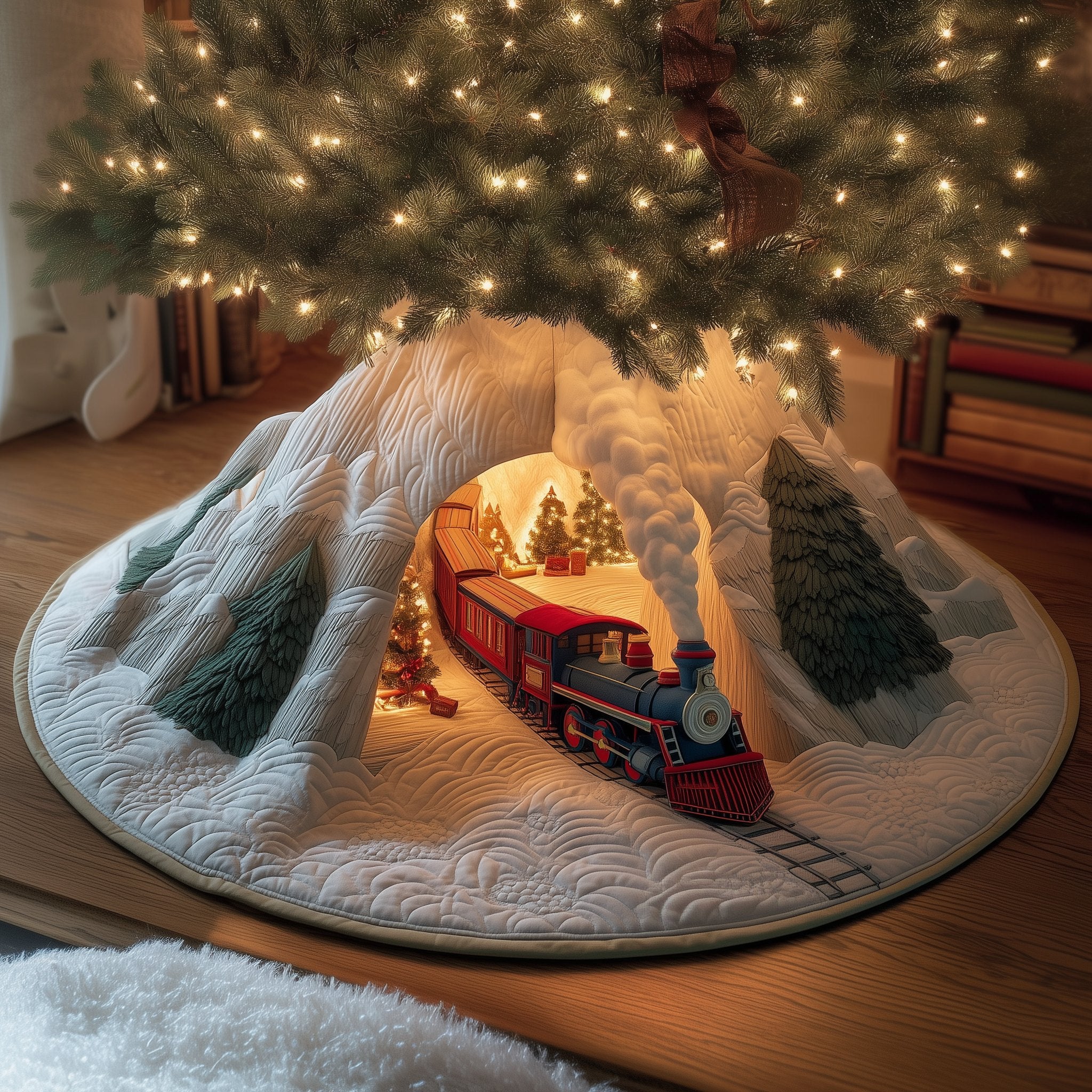 Winter Express Christmas Tree Skirt
