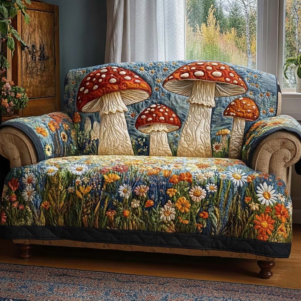 Floral Canopy Sofa Cover