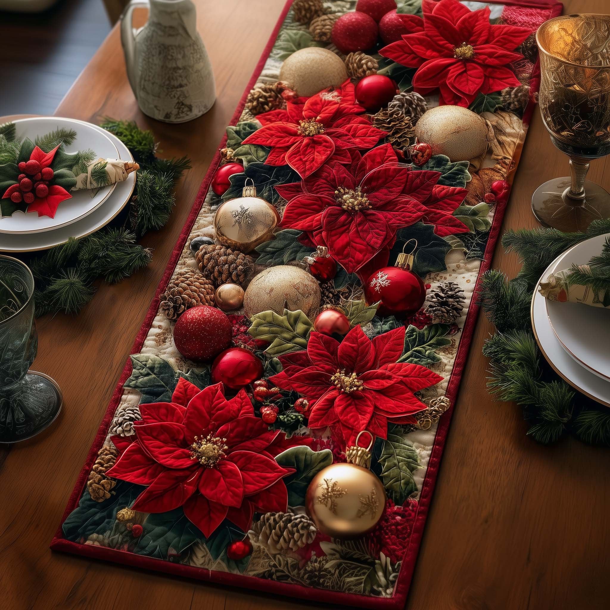 Christmas Luxe Table Runner