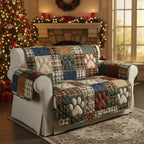 Paw Patchwork Sofa Cover