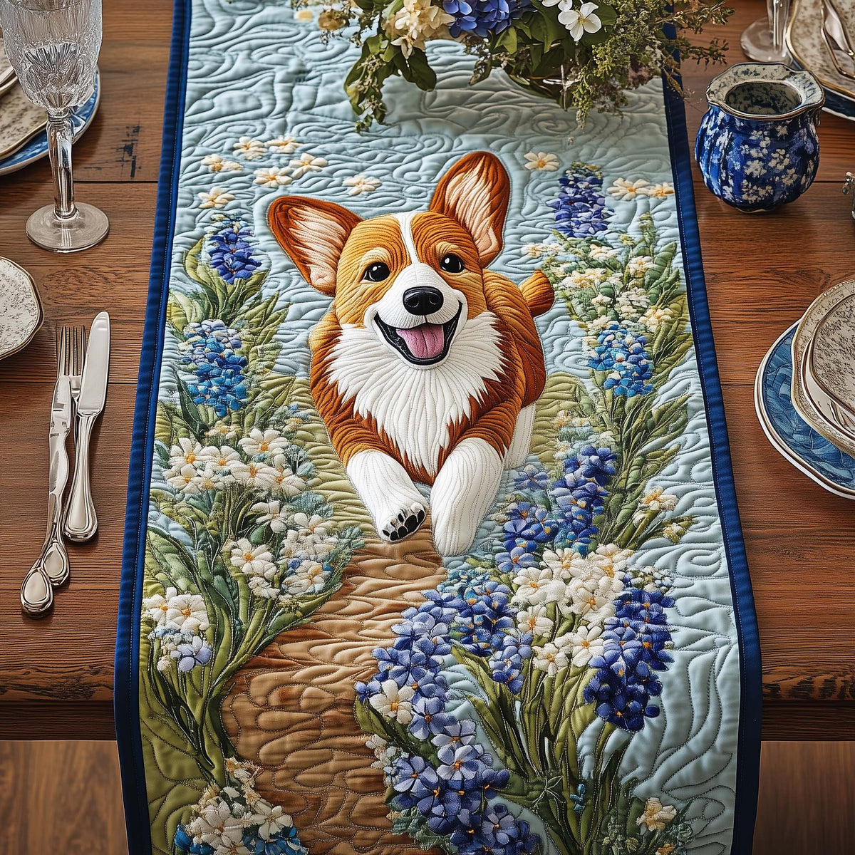 Bluebonnet Trail Table Runner