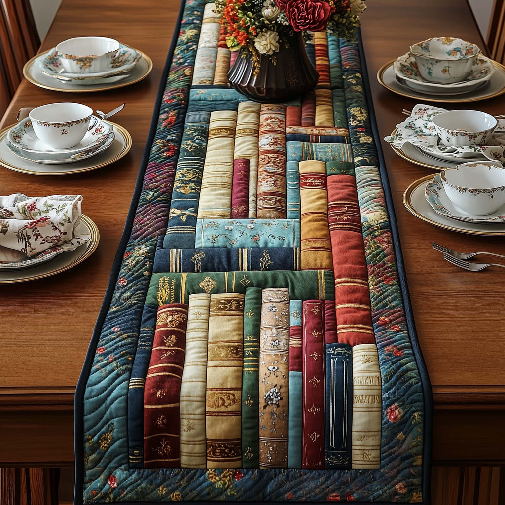 Vintage Library Table Runner