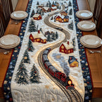 Winter Railway Table Runner