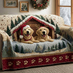 Holiday Cabin Sofa Cover