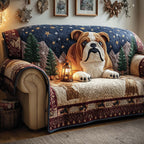 Starry Bulldog Sofa Cover