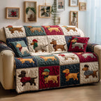 Dapper Dachshund Sofa Cover