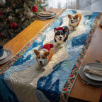 Corgi Parade Table Runner