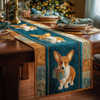 Corgi Parcel Table Runner