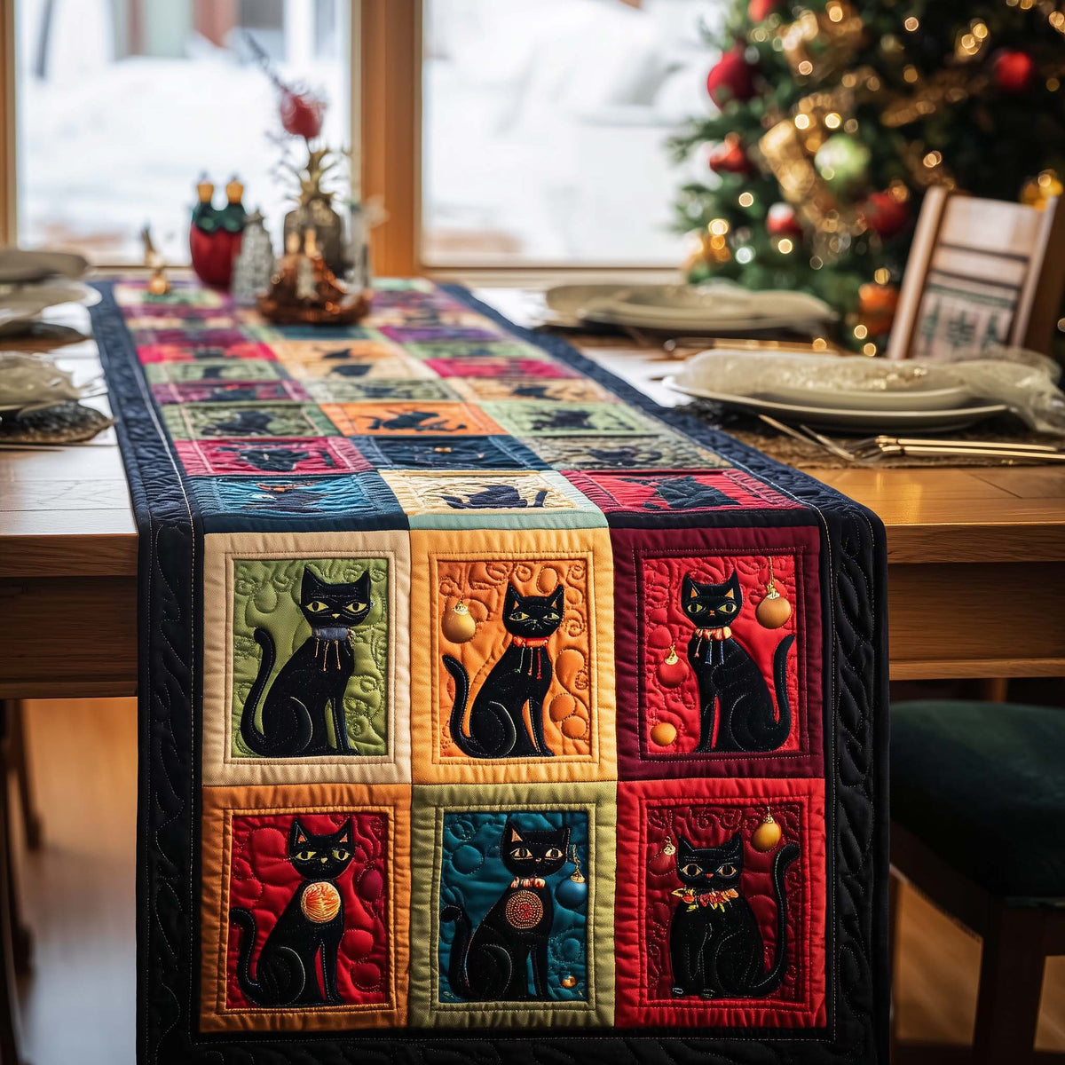 Cats Table Runner