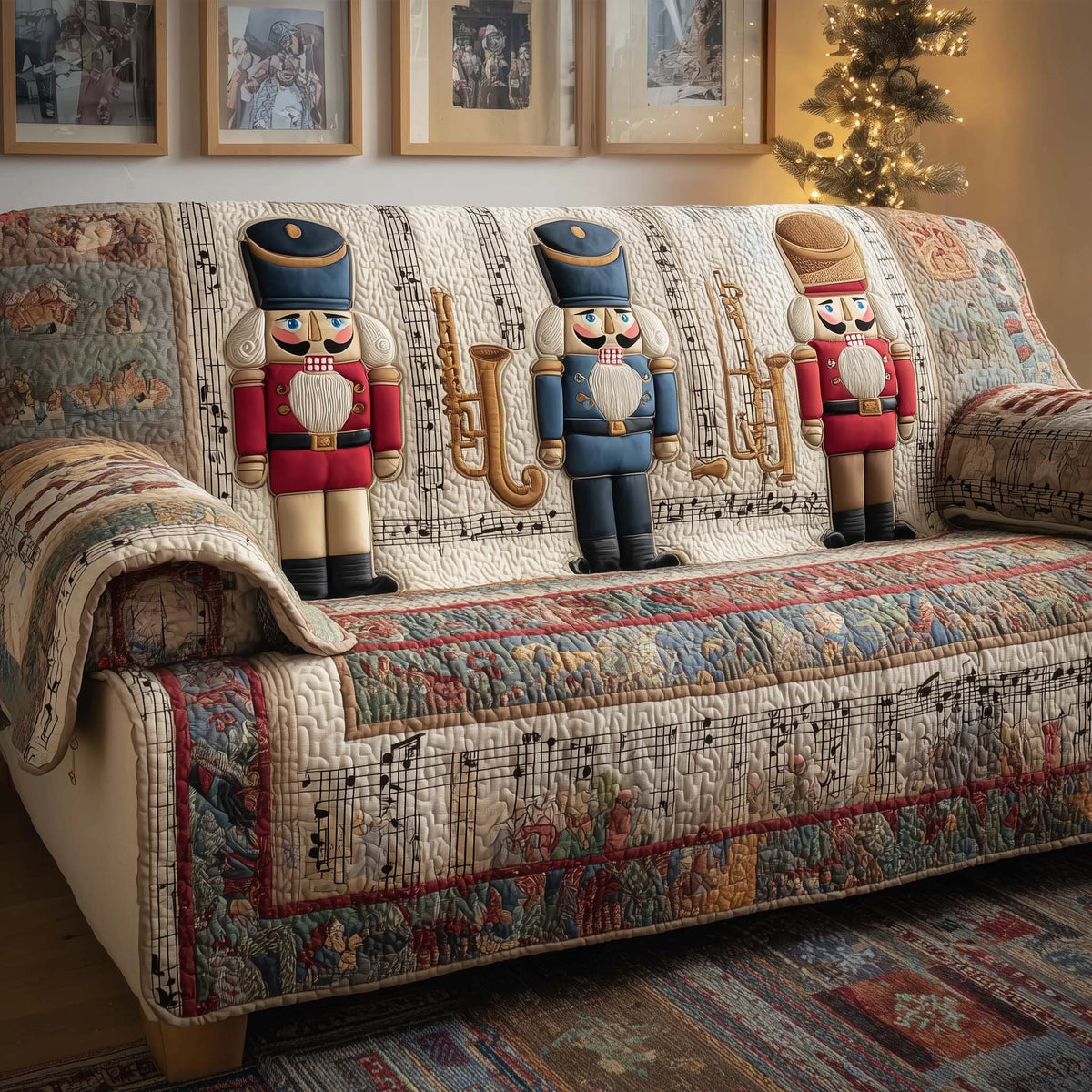 Music Nutcracker Sofa Cover