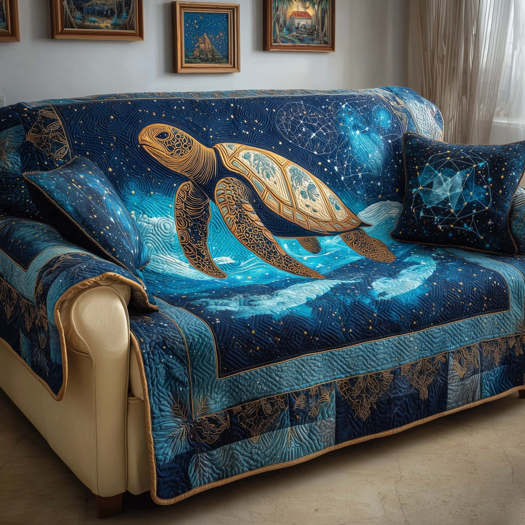 Cosmic Turtle Sofa Cover