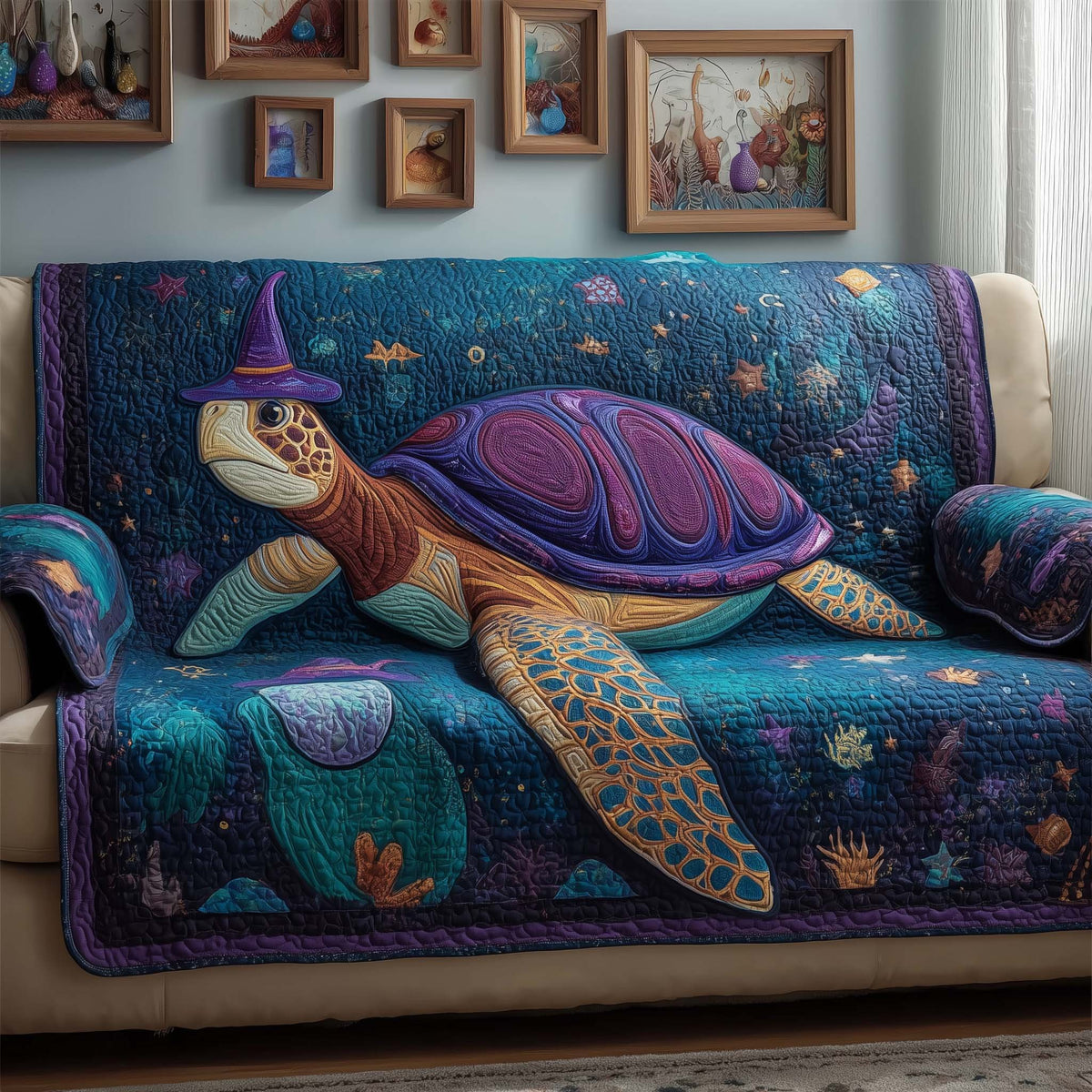Wizard Turtle Sofa Cover