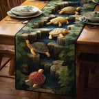 River Turtles Table Runner