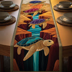 Canyon Turtles Table Runner