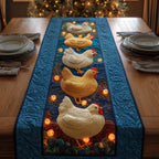 Glowing Hens Table Runner