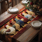 Plump Hens in a Row Table Runner