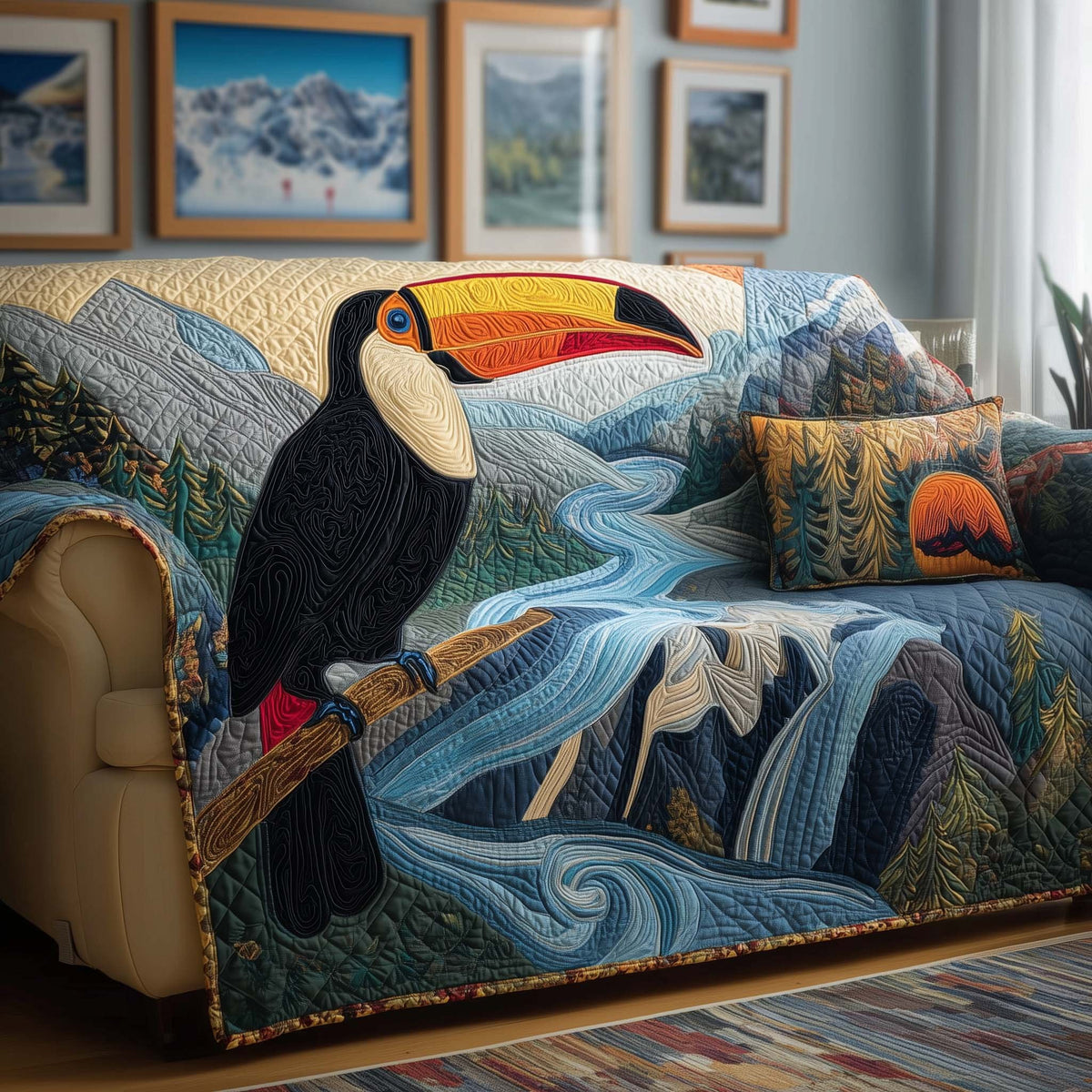 River Toucan Sofa Cover