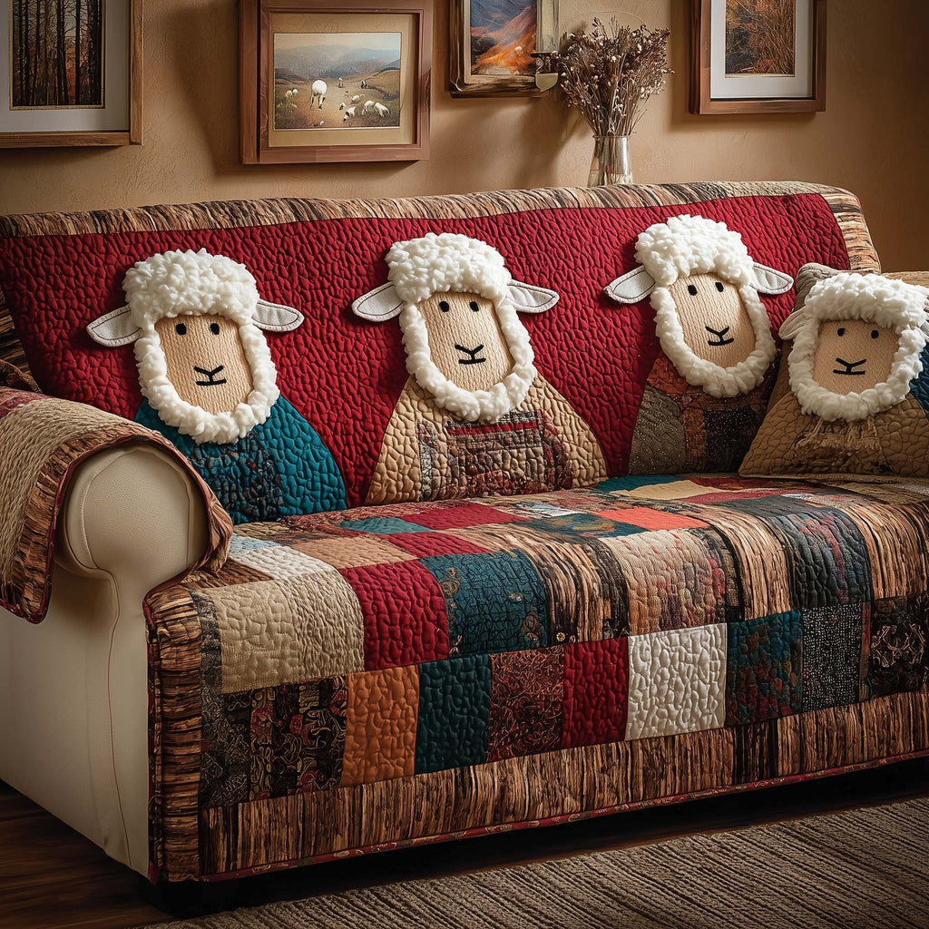Cozy Flock Sofa Cover