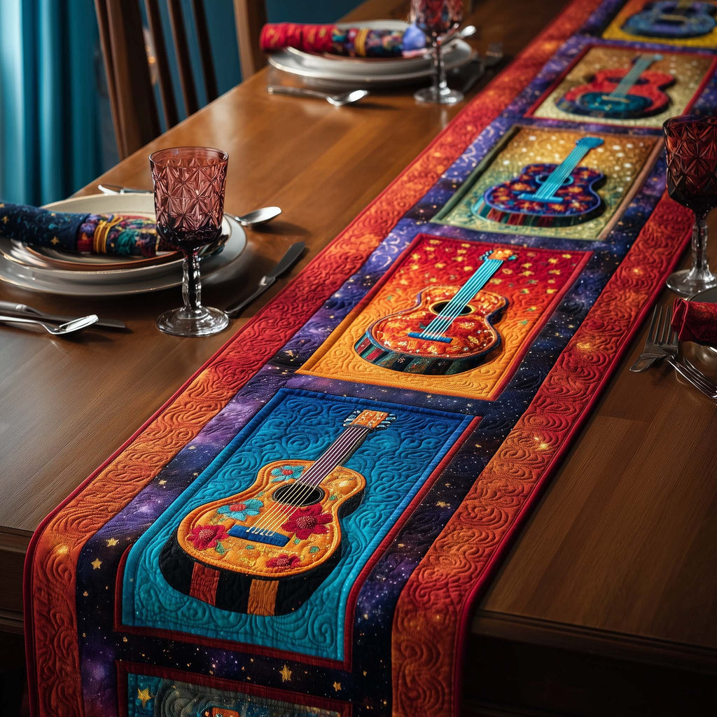 Cosmic Guitars Table Runner