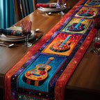 Cosmic Guitars Table Runner
