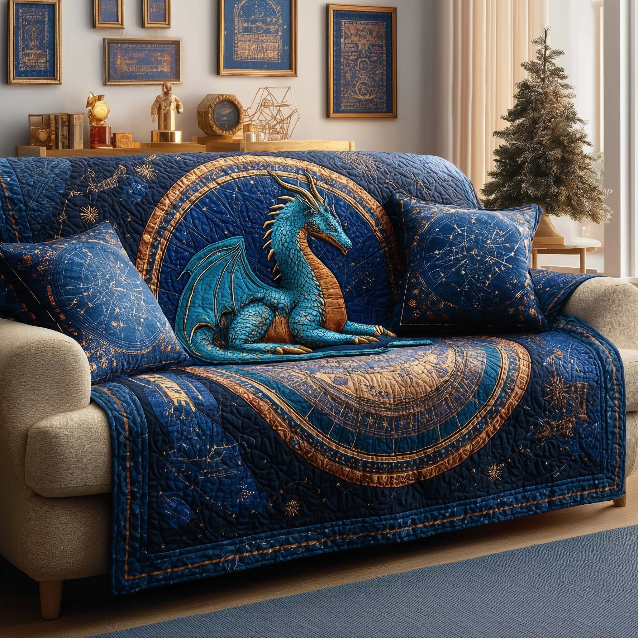 Celestial Dragon Sofa Cover