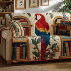 Library Parrot Sofa Cover