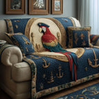 Nautical Parrot Sofa Cover