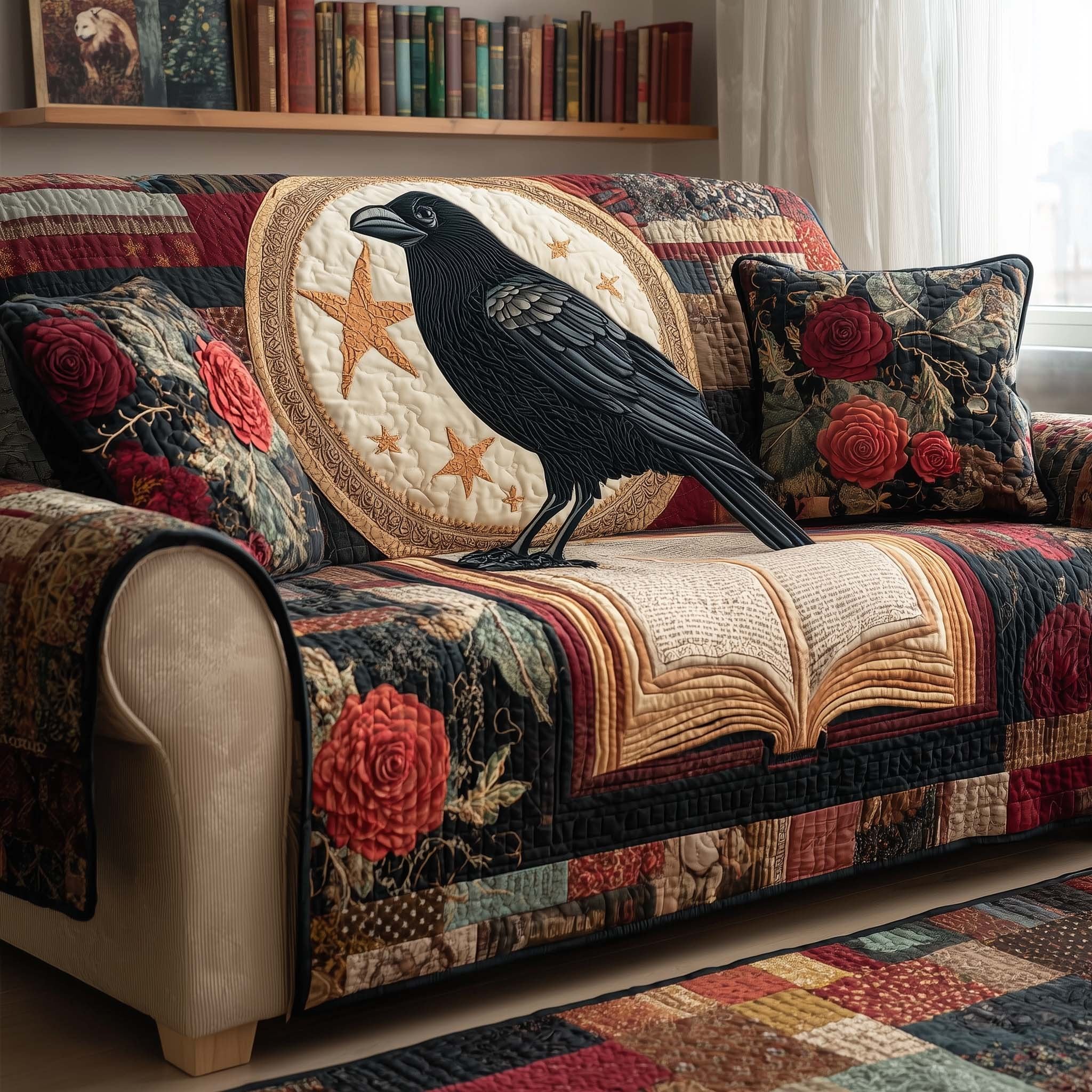 Starlit Raven Sofa Cover