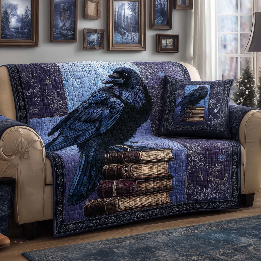 Midnight Scholar Sofa Cover