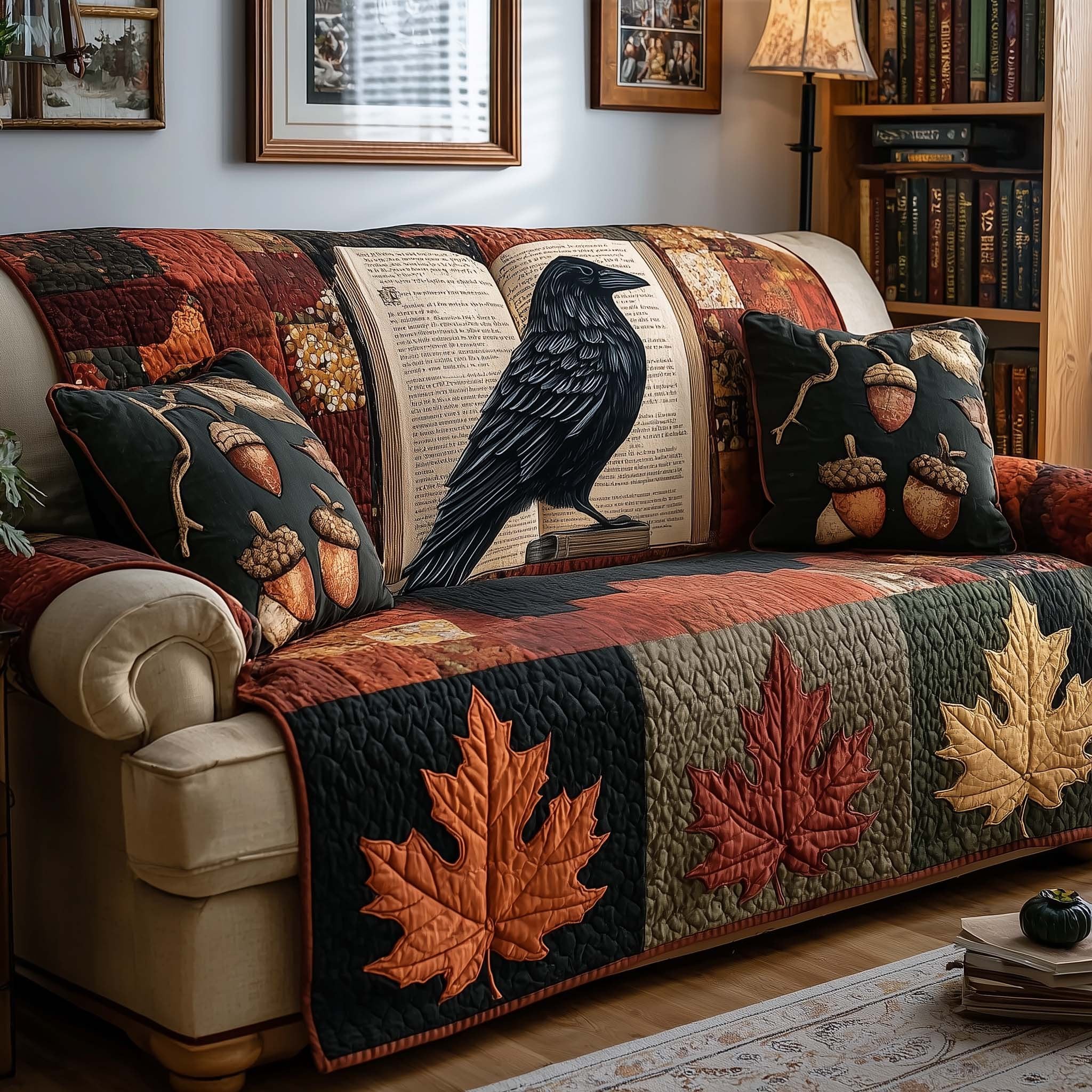 Cozy Raven Sofa Cover