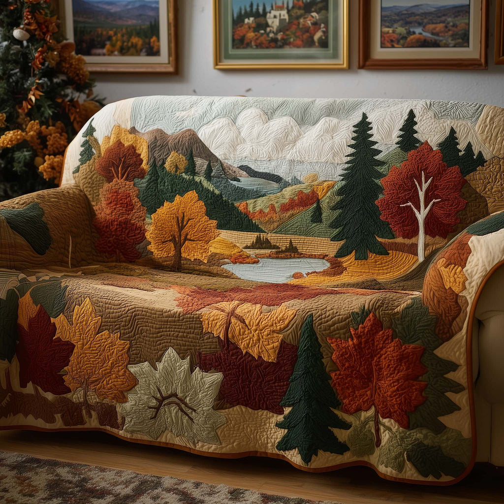 Golden Woodland Sofa Cover