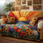 Radiant Meadow Sofa Cover