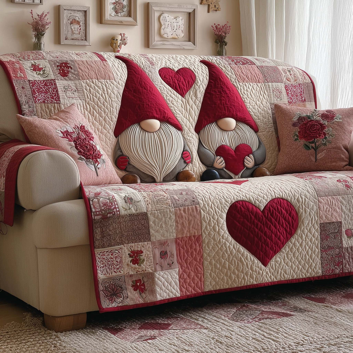 Love Holders Sofa Cover
