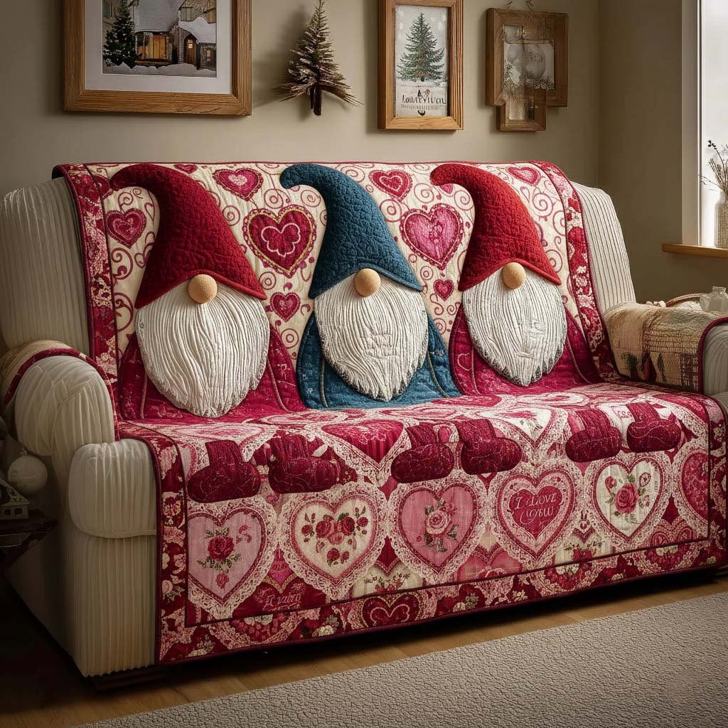 Candy Gnomes Sofa Cover