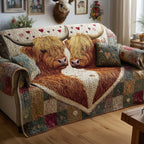 Golden Pair Sofa Cover