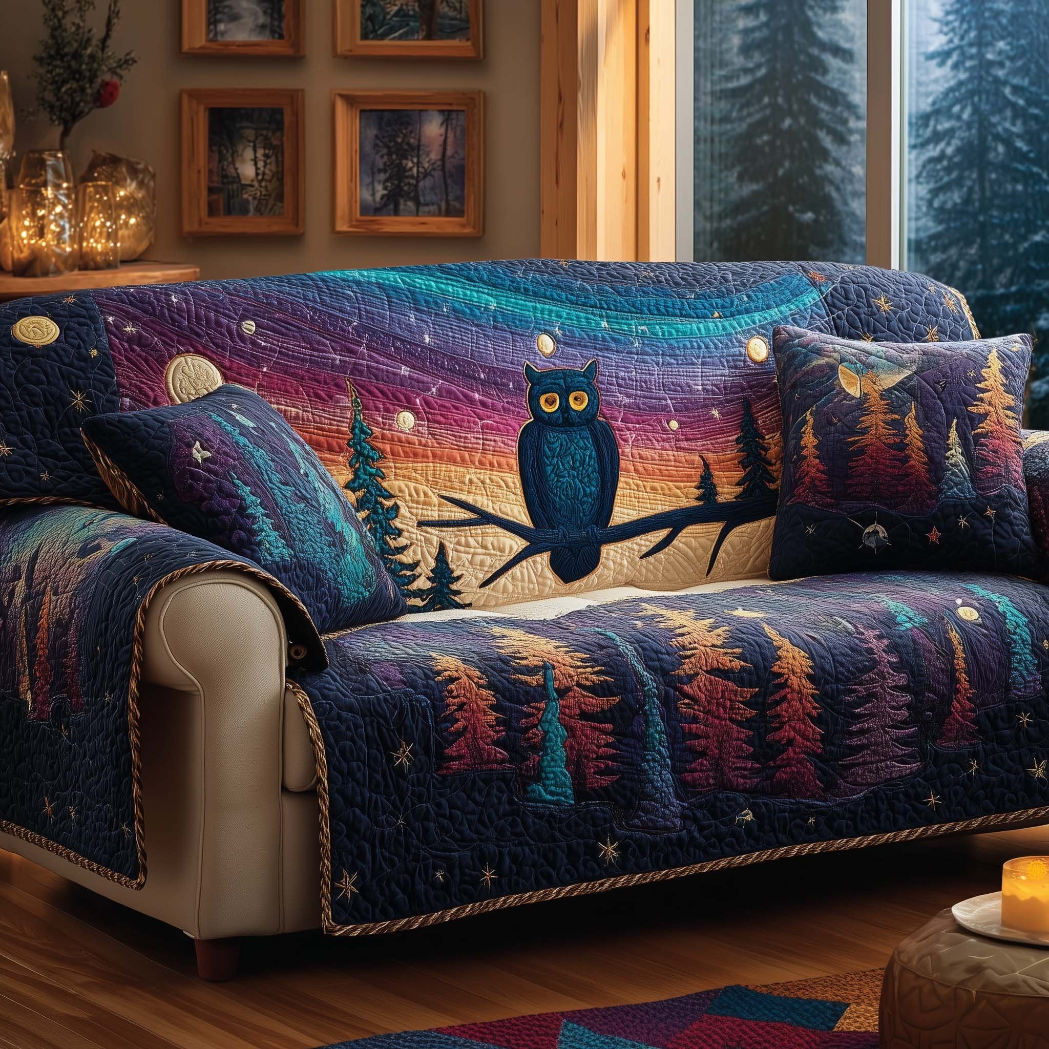 Aurora Owl Sofa Cover