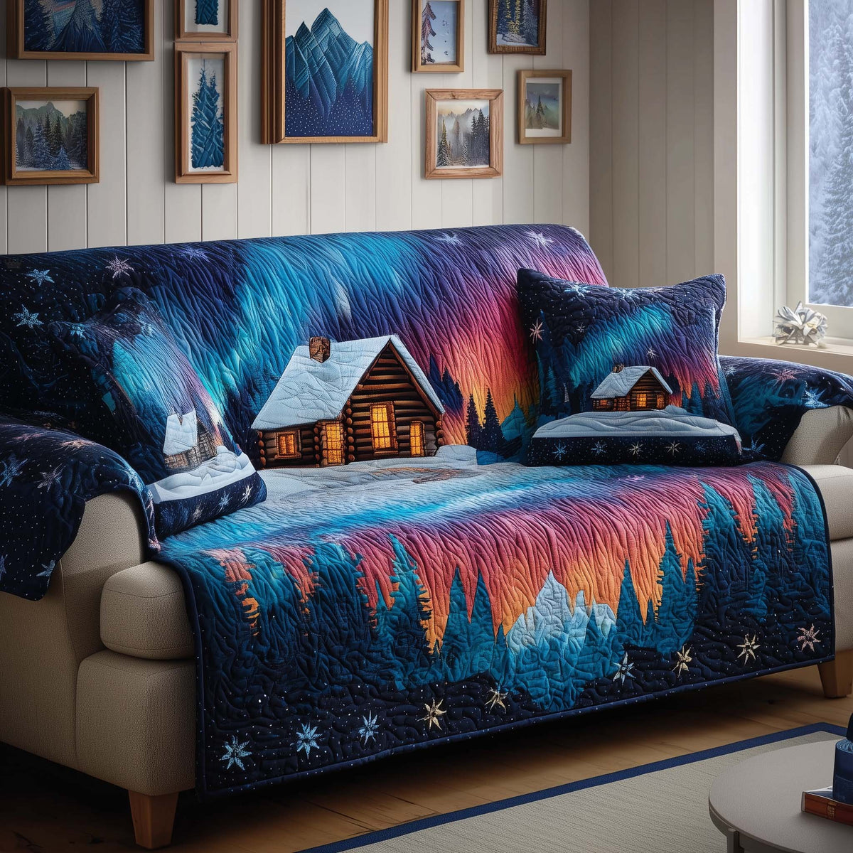 Polar Cabin Sofa Cover